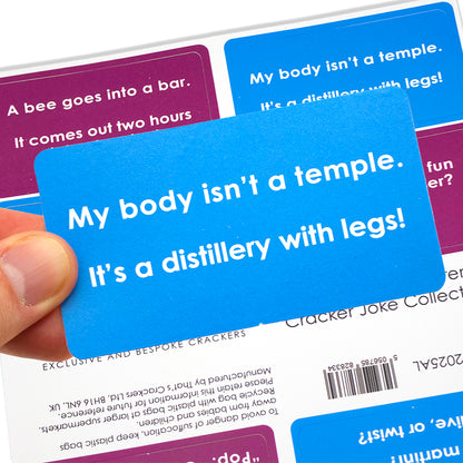 Premium Cracker Joke Collection | 8 Colourful Jokes | Christmas & Themed Mixes