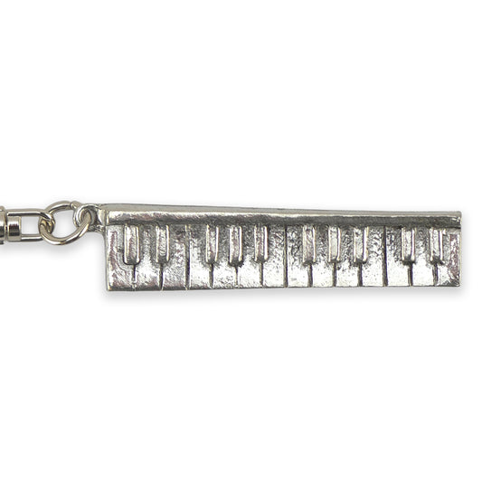 Keyboard | Chunky English Pewter 3D Keyring | Little Gift | Cracker Filler