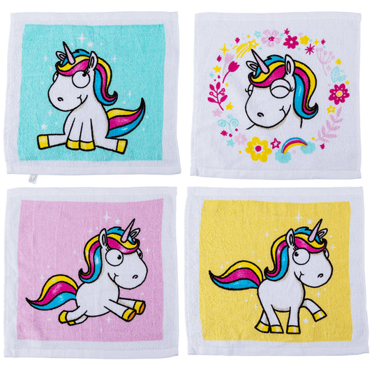 Cute Unicorn | Magic Expanding Flannel | Single | Mini Gift | Cracker Filler