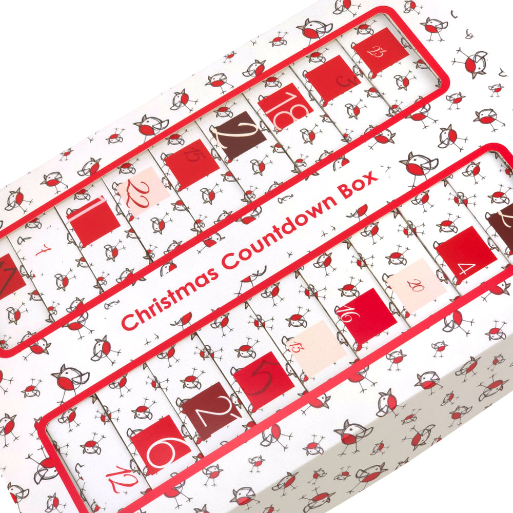 Advent Calendar Making Kit | 25 Soap Boxes & Outer Box | Chirpy Robin