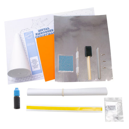 Christmas Tree | Metal Embossing Craft Kit | Complete Kit