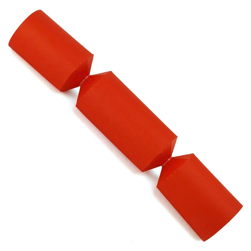 Bright Red | Small Crackers | Make & Fill Your Own Crackers | Eco Recyclable