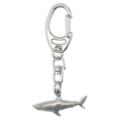 Shark | English Pewter 3D Keyring | Little Gift | Cracker Filler