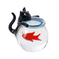 Mini Glass Black Cat & Fishbowl Ornament | Little Gift | Cracker Filler