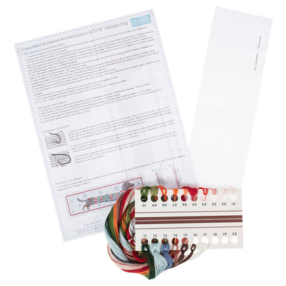 Silly Sausage | Christmas Dachshund | Complete Cross Stitch Kit