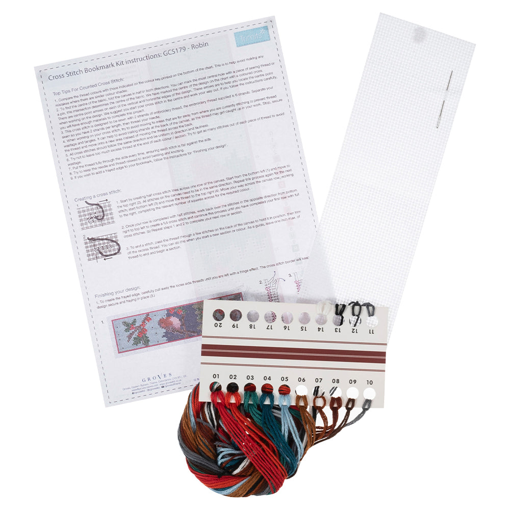 Festive Robin for Christmas | Complete Cross Stitch Kit