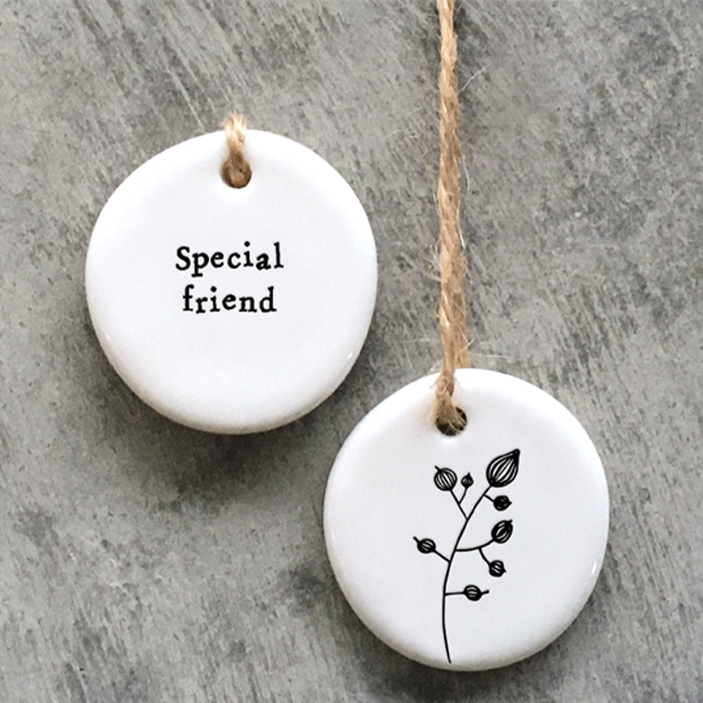 Special Friend | Little Porcelain Ornament | Cracker Filler | Little Gift