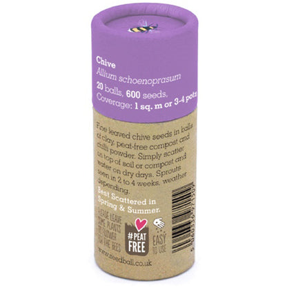 Chives | Luxury Tube of 20 Seedballs | Cracker Filler | Little Gift