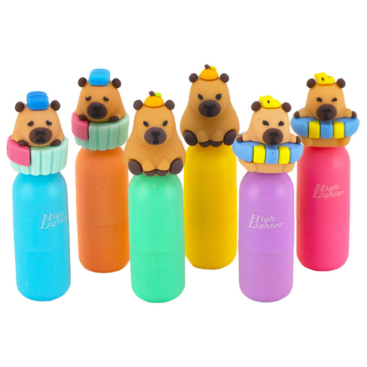 Capybara | Mini Highlighter Pen | Single | Little Gift | Cracker Filler