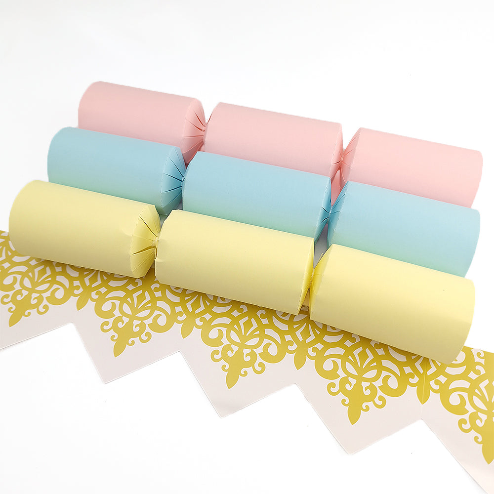 Pastel Tones | Bulk Craft Kits to Make 150 Crackers | Recyclable