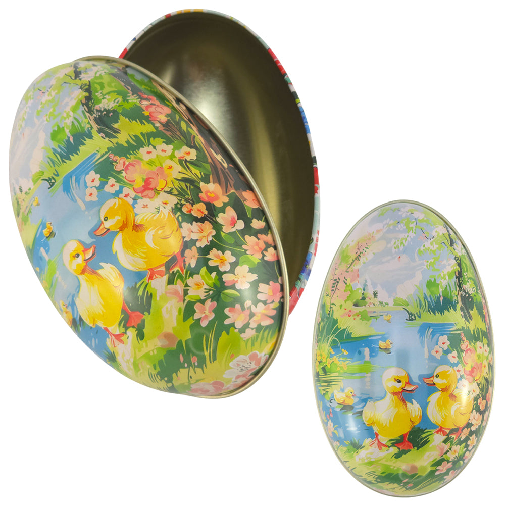 Vintage Style | Two-Part Fillable Tinware Easter Egg | Lovely Gift