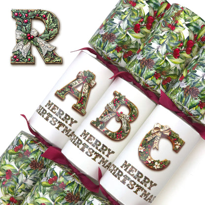 Letters A to Z | Single Christmas Cracker Making Craft Kit | Traditional Design