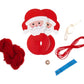 Santa Pom Pom Hanging Christmas Ornament Craft Kit