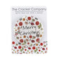 Christmas Flora | Merry Christmas | 38mm Pin Badge | Mini Gift | Cracker Filler