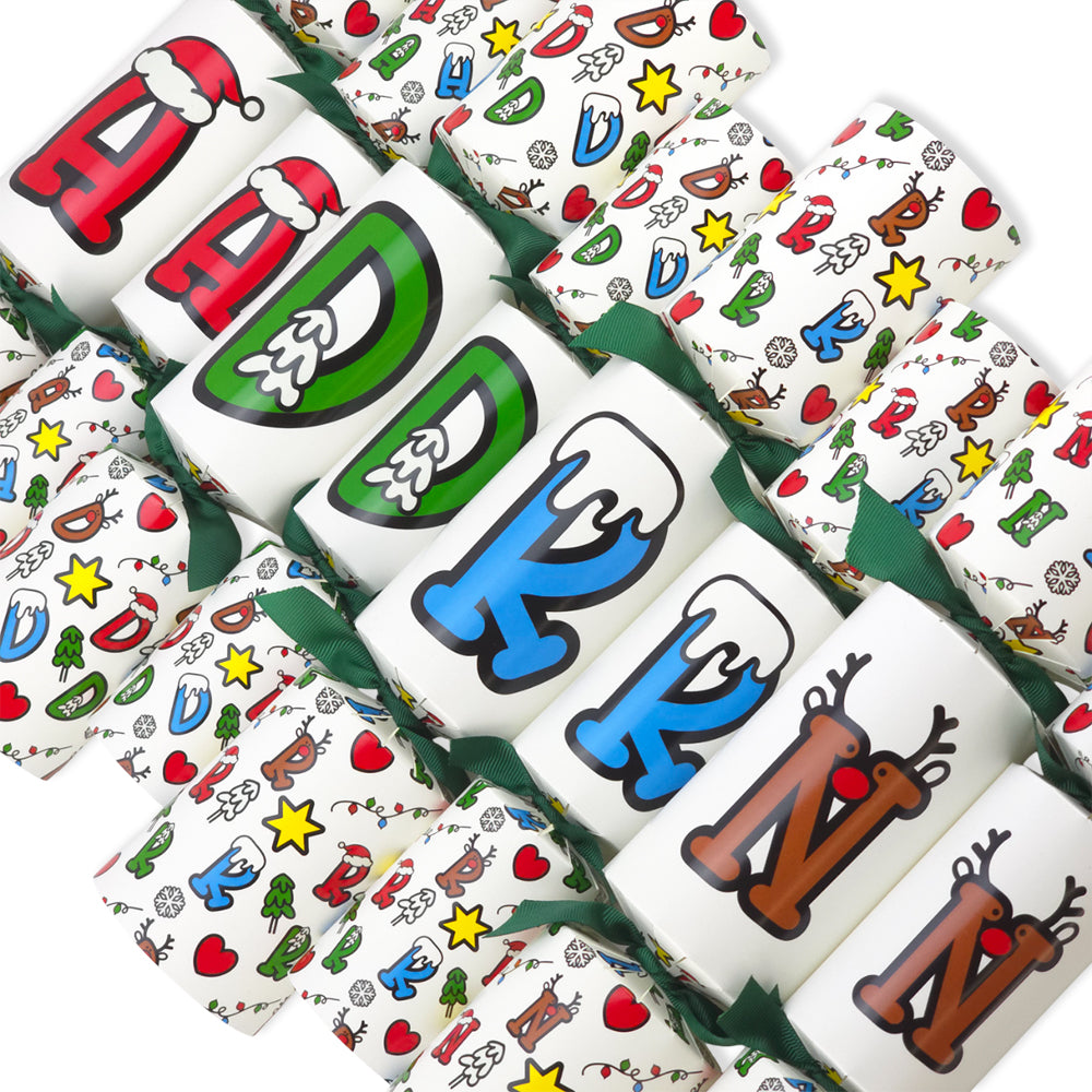 Letters A to Z | Single Christmas Cracker Making Craft Kit | Funtime Design