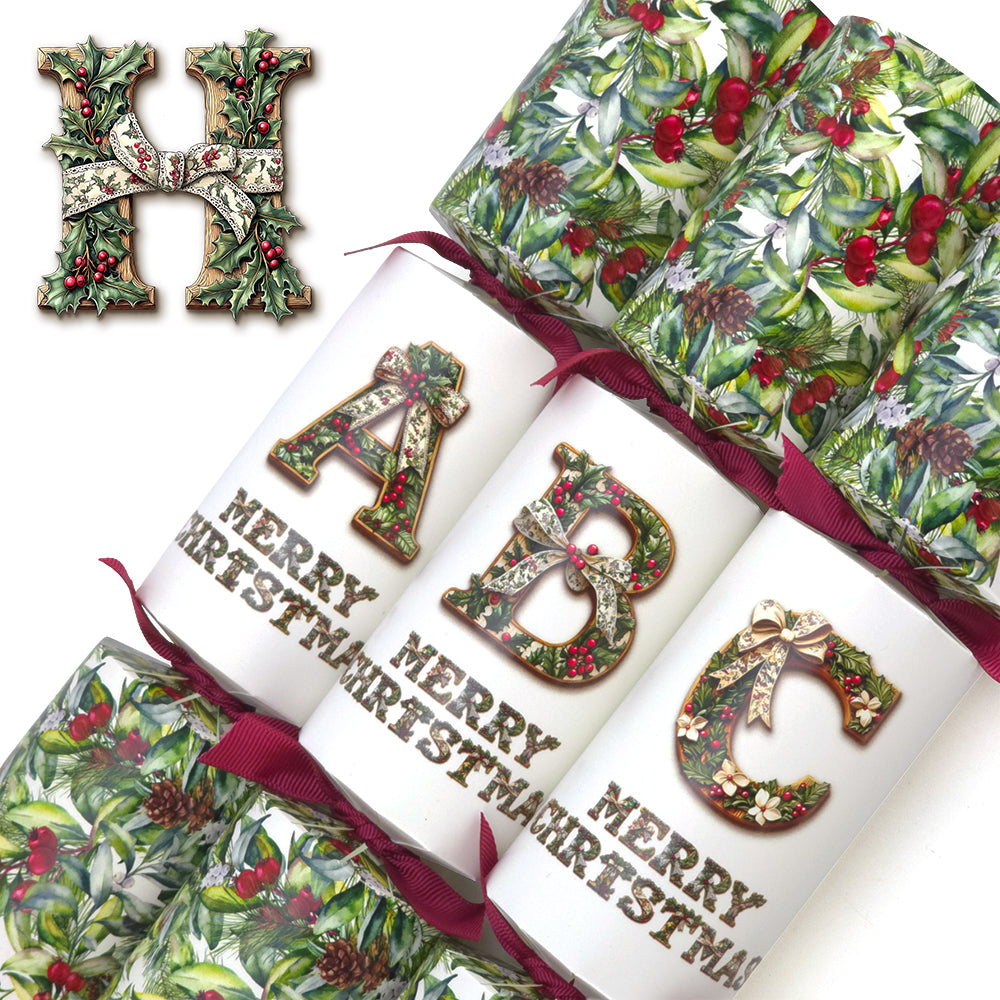 Letters A to Z | Single Christmas Cracker Making Craft Kit | Traditional Design
