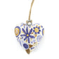 Floral Heart Wooden Hanging Ornament | 5cm | Little Gift | Cracker Filler