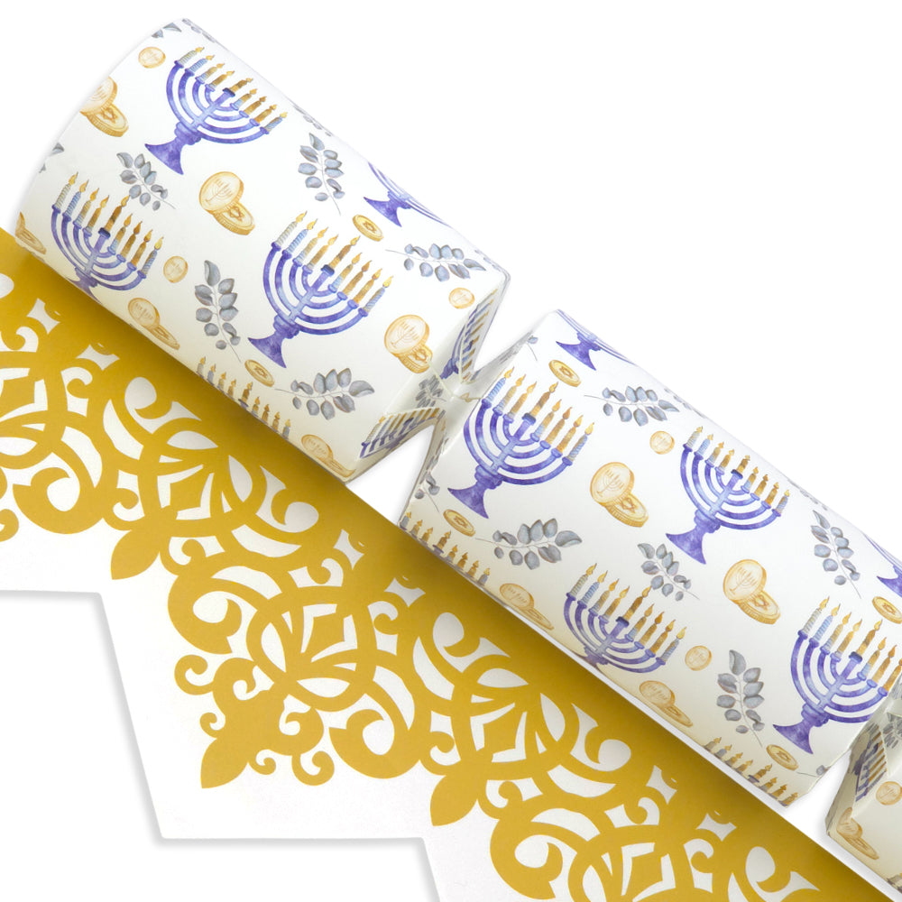 Watercolour Hanukkah | Cracker Making Craft Kit | Make & Fill Your Own