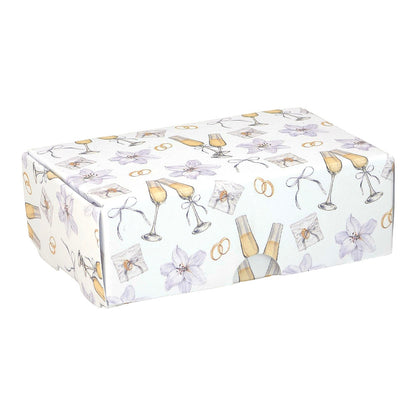 Champagne Wedding | Little Gift Box | Soap Bar Sized | Single or 6 Boxes | 57x88x30mm