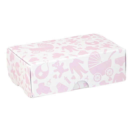 Pink Baby Shower | Mini Gift Box | Soap Bar Sized | 6 Boxes | 57x88x30mm