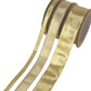 Gold or Silver | Metallic Ribbon | 7mm, 15mm or 25mm Wide | 5m Reel