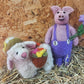 Spring Flower Sheep | Hanging Easter Tree Decoration | Handmade Fairtrade