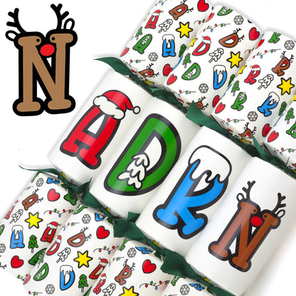 Letters A to Z | Single Christmas Cracker Making Craft Kit | Funtime Design