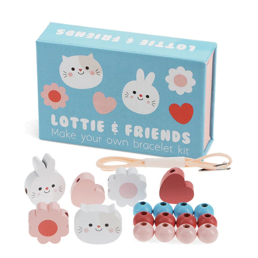 Cute Animals | Wooden Bead Bracelet Craft Kit | Little Gift | Cracker Filler