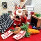 Scandi Santa | Handmade Felt Christmas Tree Topper | 20cm Tall | Fairtrade Felt