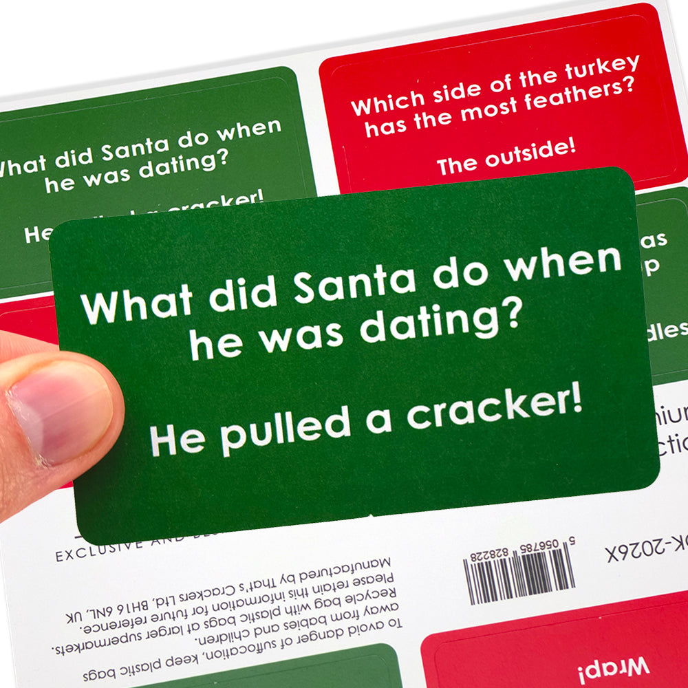 Premium Cracker Joke Collection | 8 Colourful Jokes | Christmas & Themed Mixes