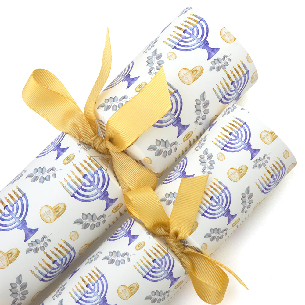 Watercolour Hanukkah | Cracker Making Craft Kit | Make & Fill Your Own