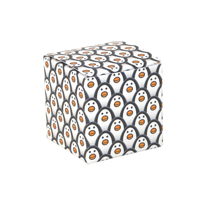 Just Penguins | Little Gift Box | 5cm Cube | Single or 6 Boxes