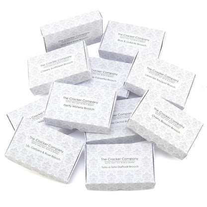 Blue Dragonfly Brooch | Silver Plated | Little Gift for Ladies | Cracker Filler