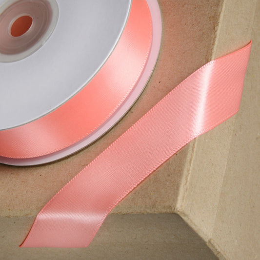 15mm or 23mm Double Faced Satin Ribbon | 25m Long