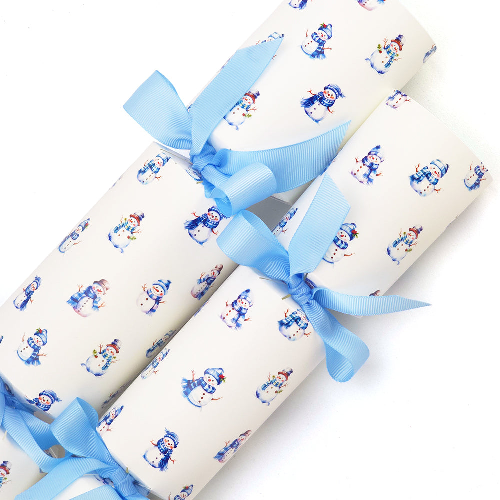 Chilly Blue Snowmen | Cracker Making Craft Kit | Make & Fill Your Own