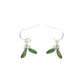 Christmas Mistletoe | Silver Tone Drop Earrings | Little Gift | Cracker Filler