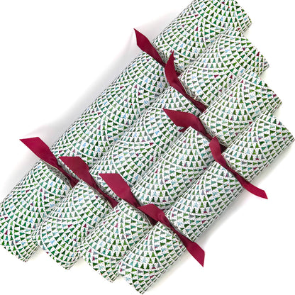 Extra Large & Jumbo | Reusable Keepsake Cracker Sets | Christmas Tree Wave