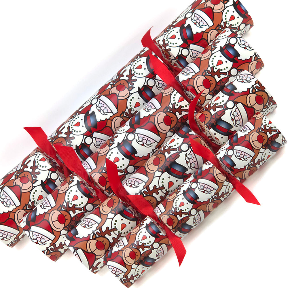 Extra Large & Jumbo | Reusable Keepsake Cracker Sets | Christmas Character