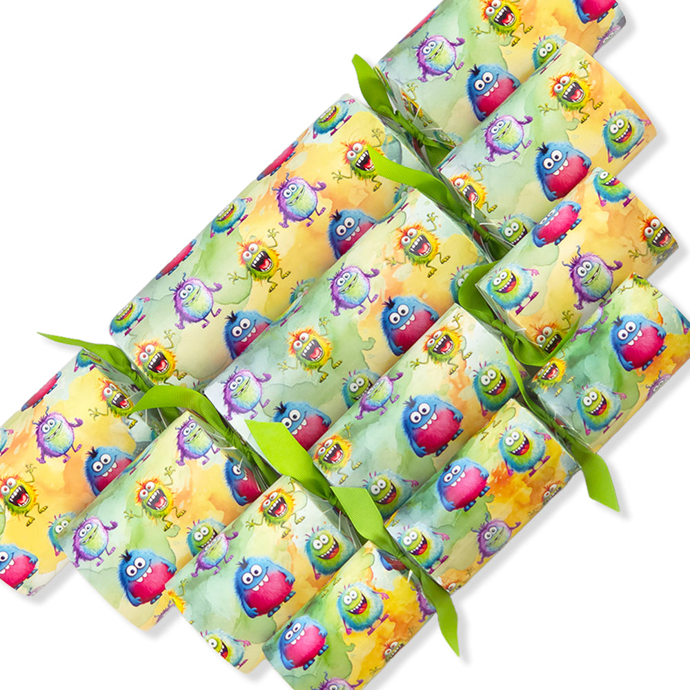 Extra Large & Jumbo | Reusable Keepsake Cracker Making Kit | Funny Monsters