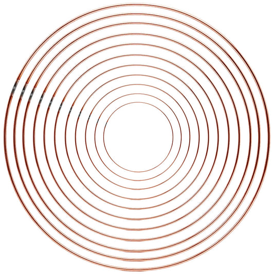 Copper Metal Ring for Crafts Wreath & Flower Hoop | Choice of Sizes
