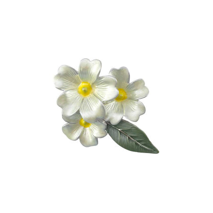 Pretty Primrose | Rhodium Plated Brooch | Little Gift | Cracker Filler