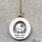 Baby's First Christmas | Little Ceramic Ornament | Cracker Filler | Mini Gift