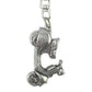 Motor Scooter | Chunky English Pewter 3D Keyring | Little Gift | Cracker Filler