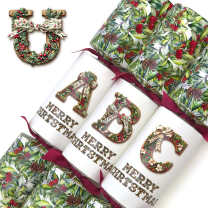 Letters A to Z | Single Christmas Cracker Making Craft Kit | Traditional Design