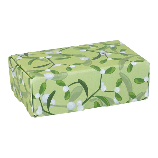 Simply Mistletoe | Mini Gift Box | Soap Bar Sized | 6 Boxes | 57x88x30mm