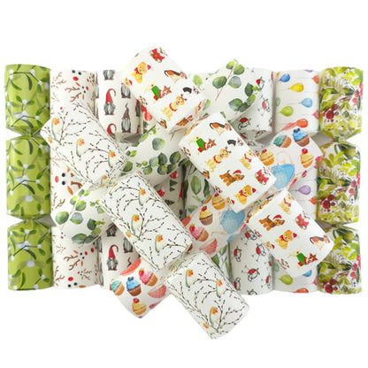 6 Small Christmas Dogs Favour Cracker Making Kit | Make and Fill Your Own
