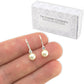 Sterling Silver Crystal & Pearl Drop Earrings | Mini Gift | Cracker Filler