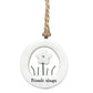 Friends Always | Little Ceramic Ornament | Cracker Filler | Mini Gift