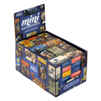 Masterpiece Mini Jigsaw Puzzle | 50 Tiny Pieces | Little Gift | Cracker Filler