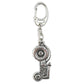 Tractor | Chunky English Pewter 3D Keyring | Little Gift | Cracker Filler